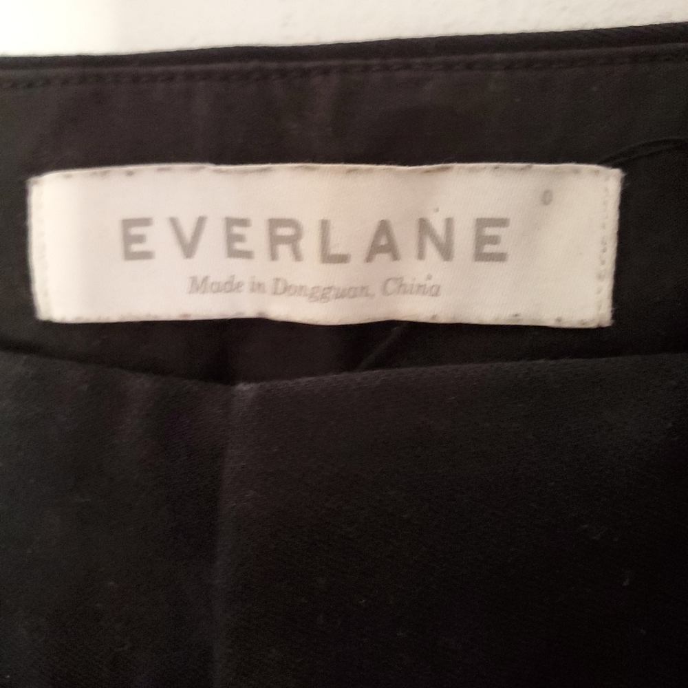 Everlane High Rise Wide Leg Capri 0 RARE - Picture 5 of 5
